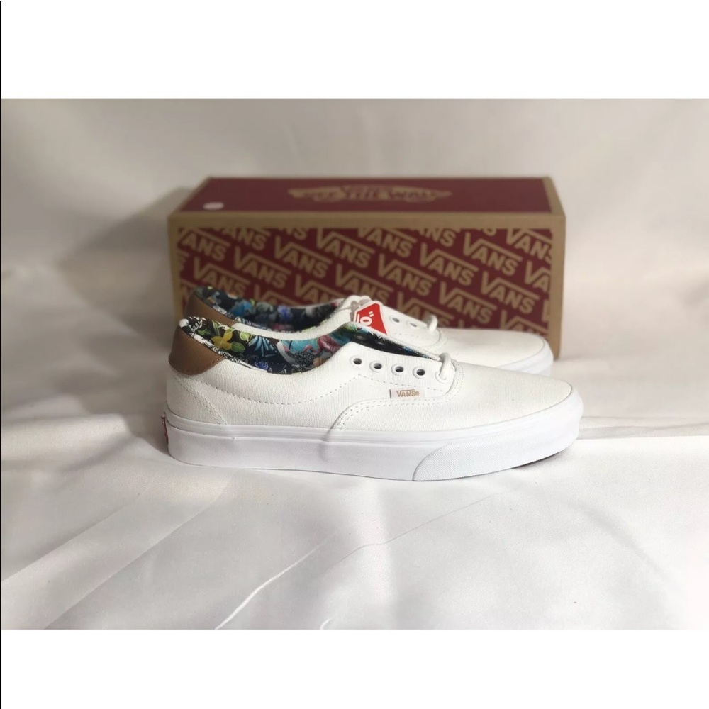 Vans Era 59 C&L Floral White Classic Mens Sneakers - Picture 2 of 10